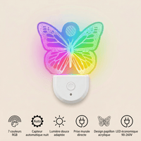 Veilleuse papillon bébé - ColorFly