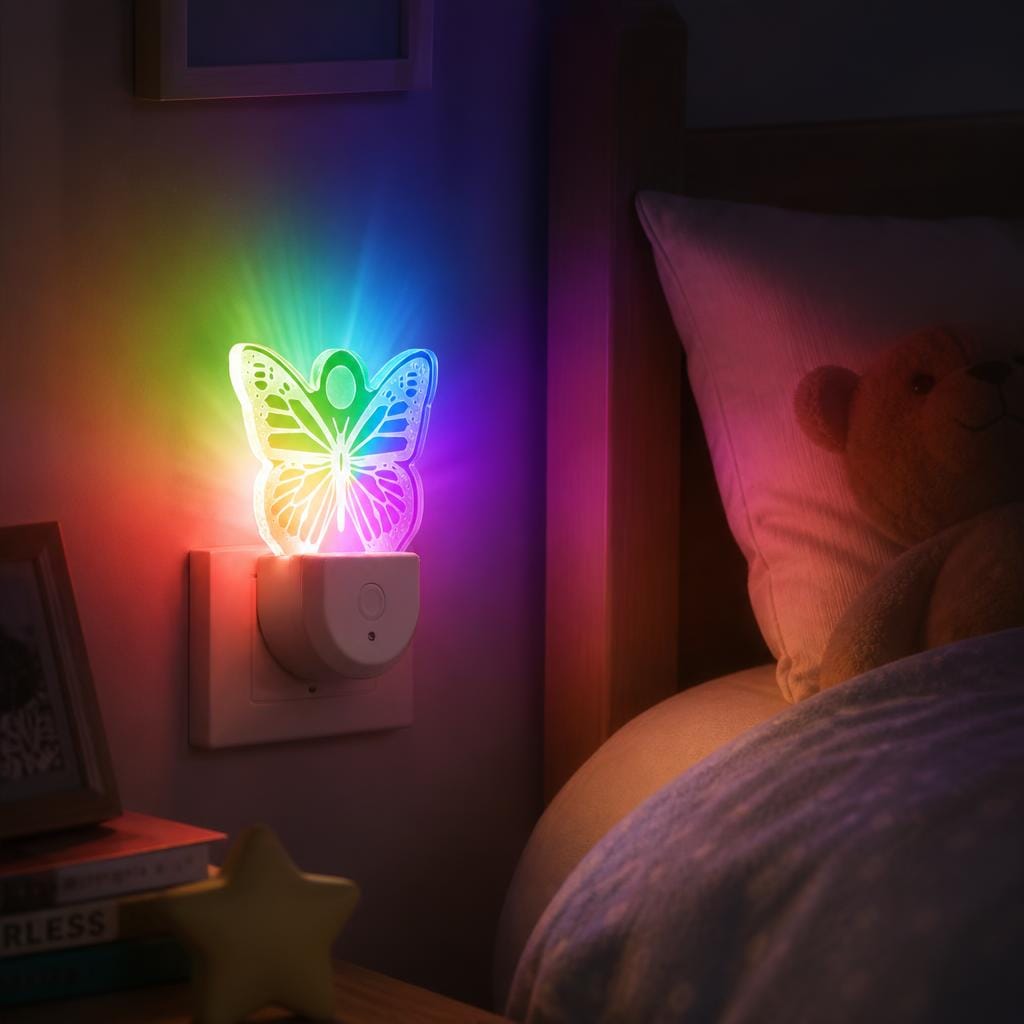 Veilleuse papillon bébé - ColorFly