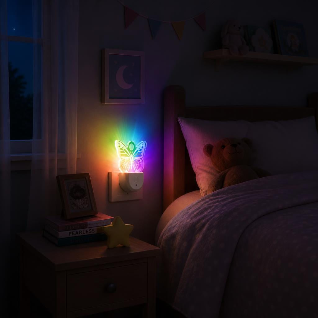 Veilleuse papillon bébé - ColorFly