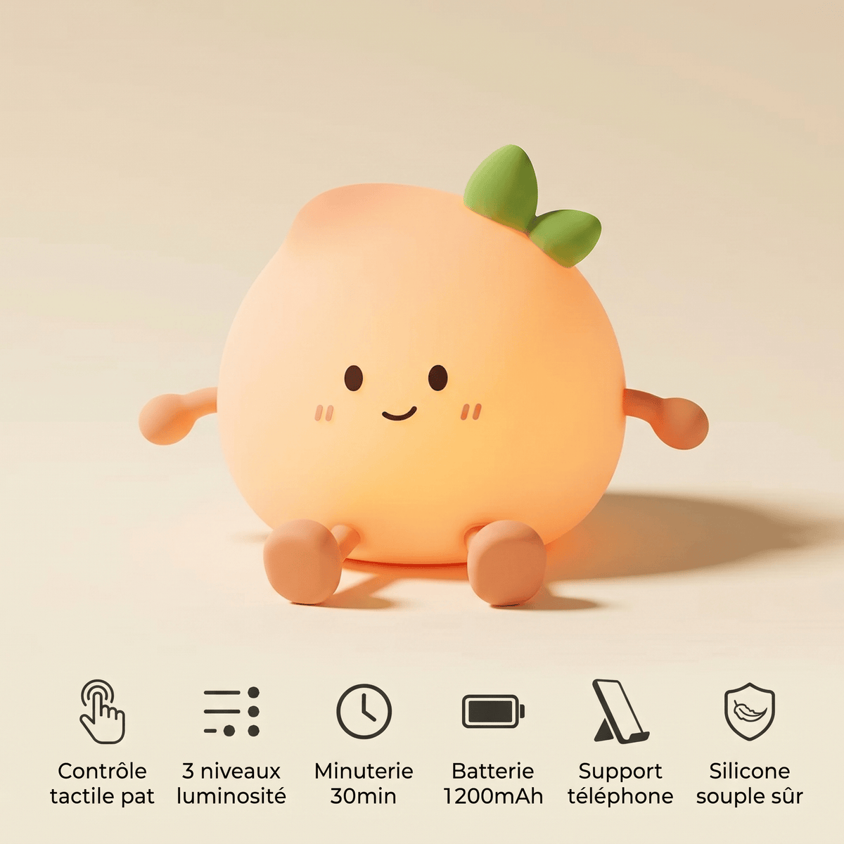 Veilleuse pêche - SoftPeach