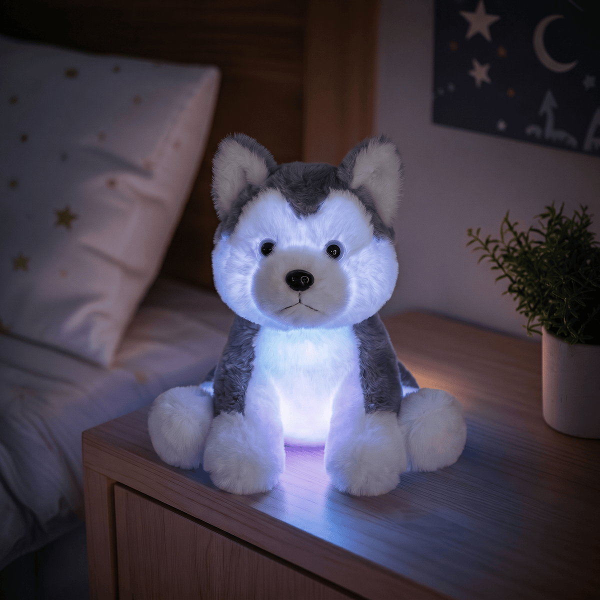 Veilleuse peluche lumineuse chien - PuppyNuit