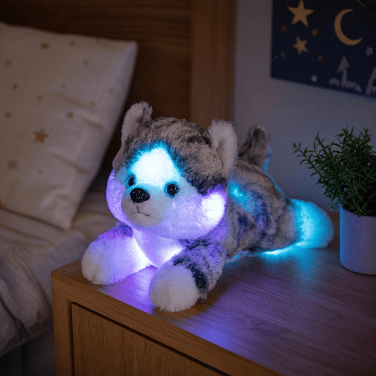 Veilleuse peluche lumineuse chien - PuppyNuit