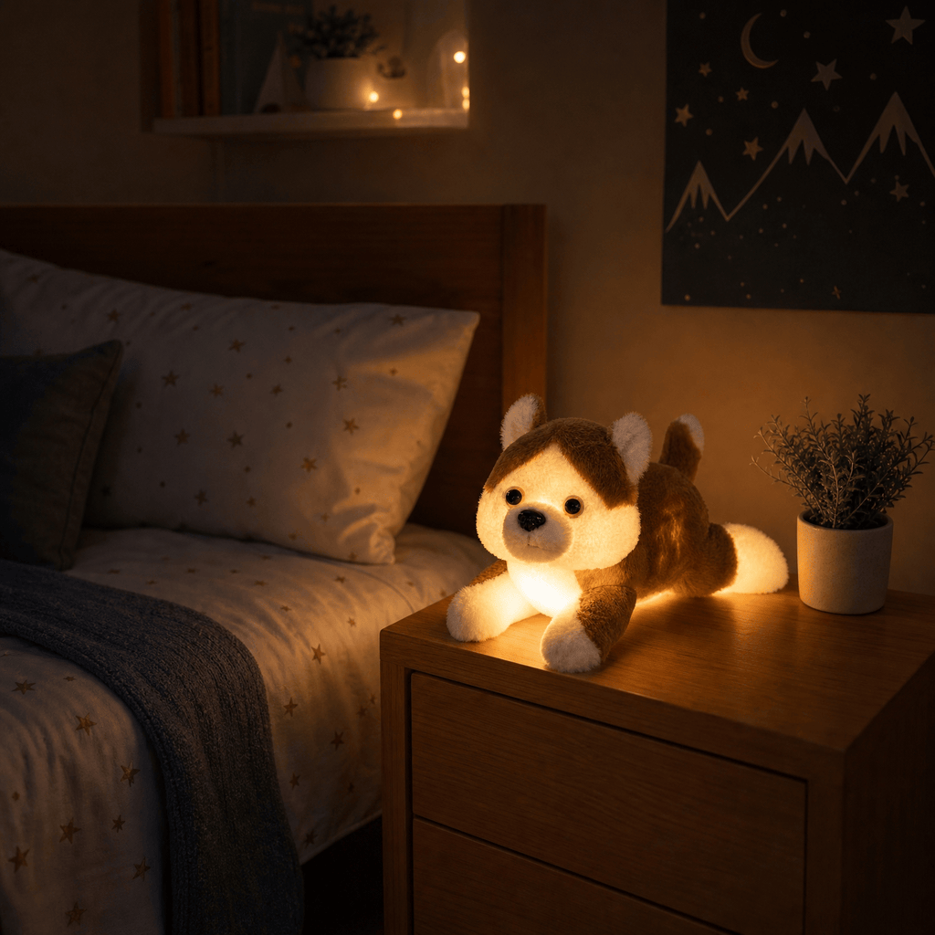 Veilleuse peluche lumineuse chien - PuppyNuit