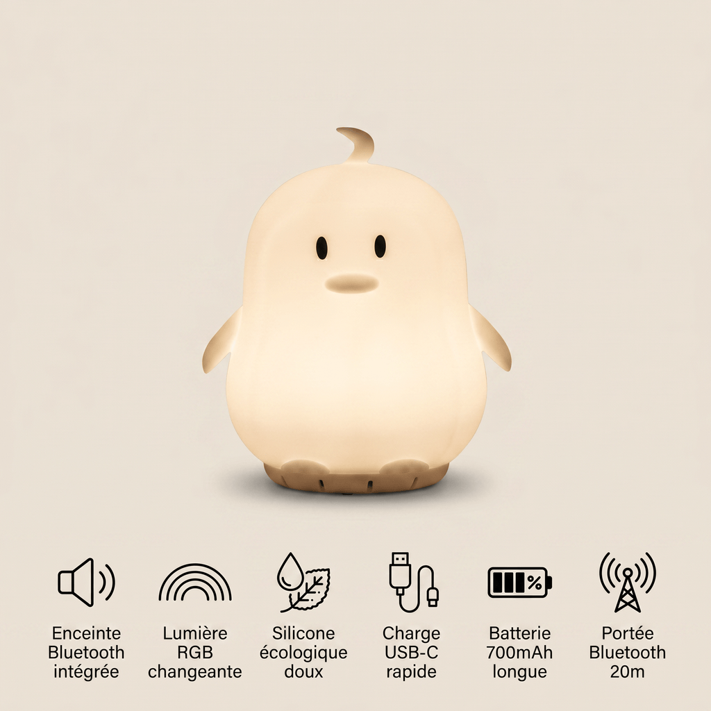 Veilleuse pingouin Bébé - PinguFun