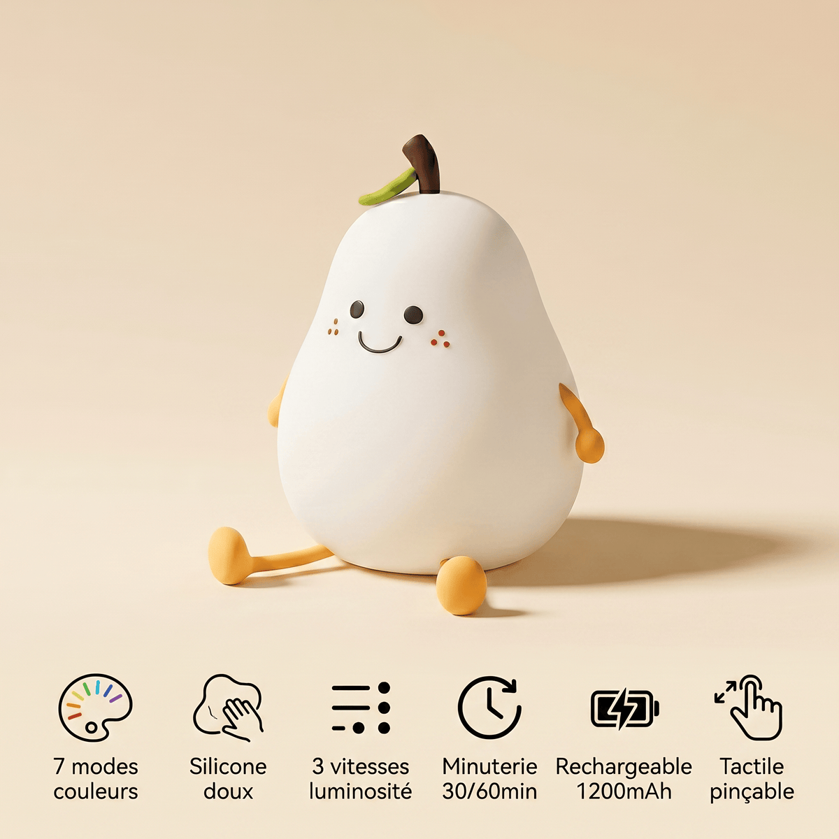 Veilleuse poire bébé - PearTouch