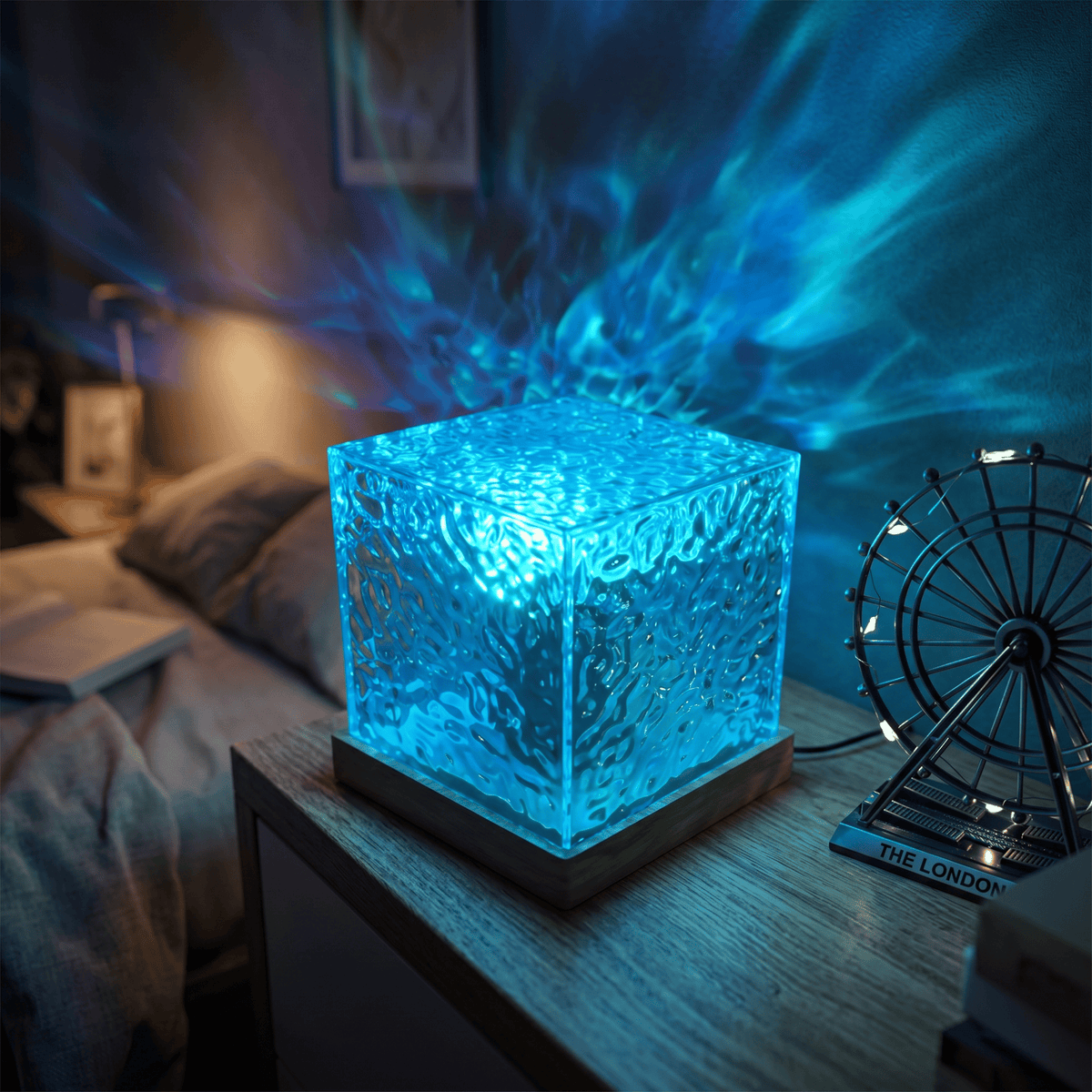 Veilleuse projection cube