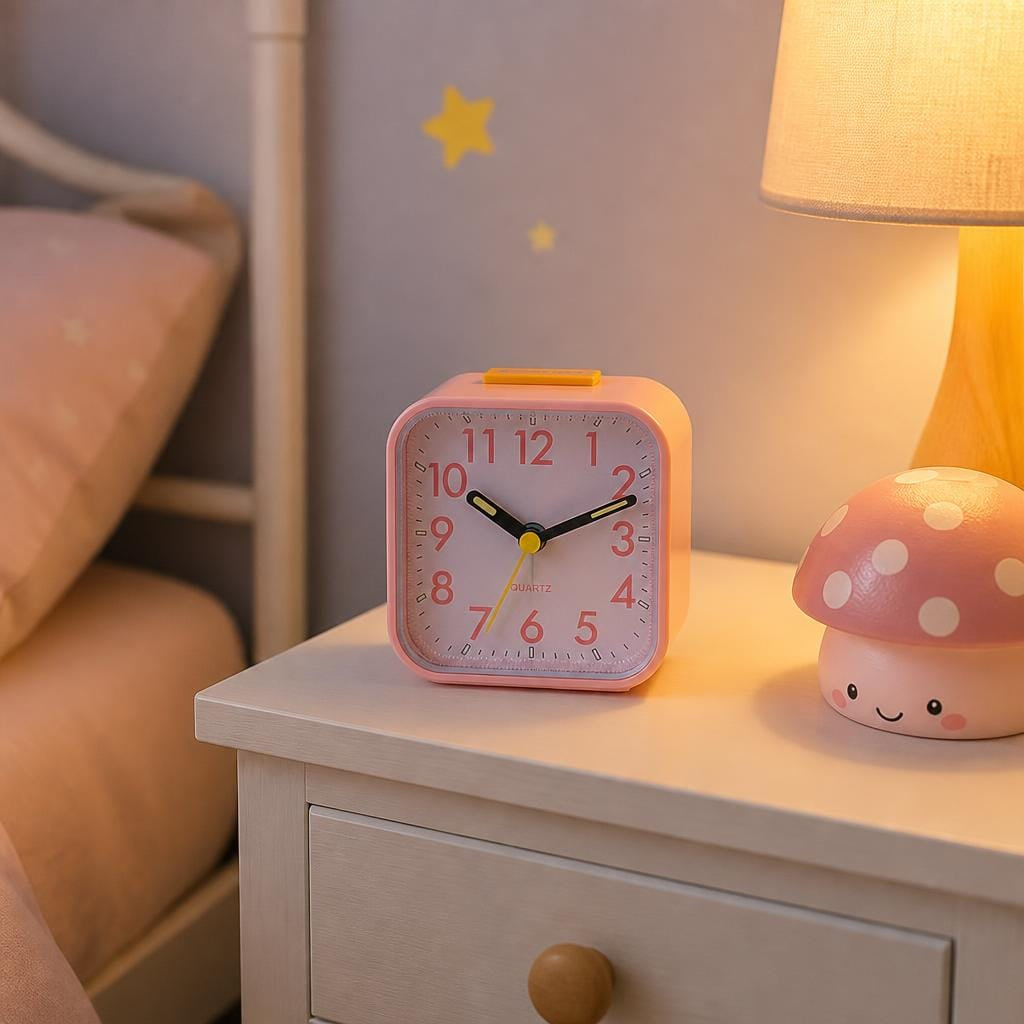 Veilleuse réveil aiguille fluorescent - FluoClock