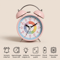 Veilleuse réveil classique silencieux - StudyClock