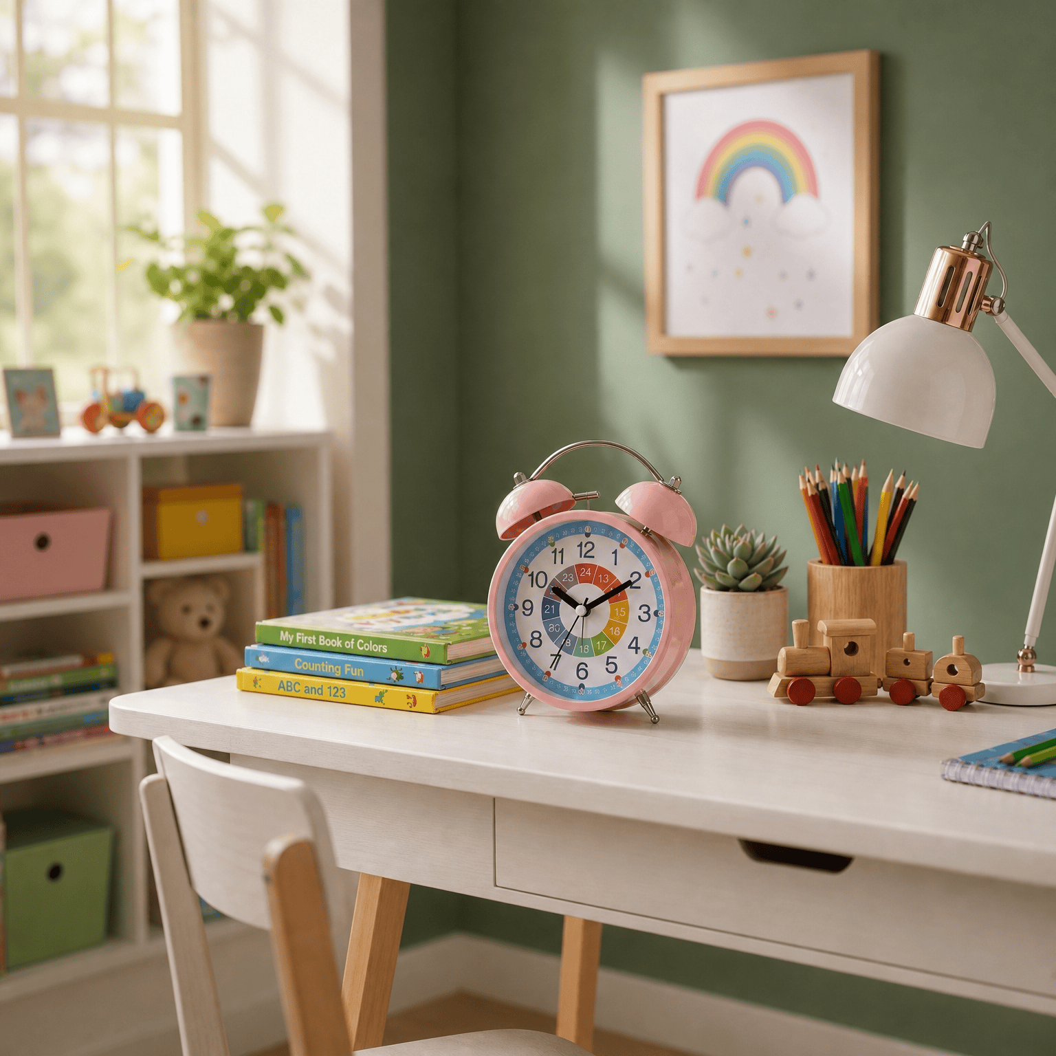 Veilleuse réveil classique silencieux - StudyClock