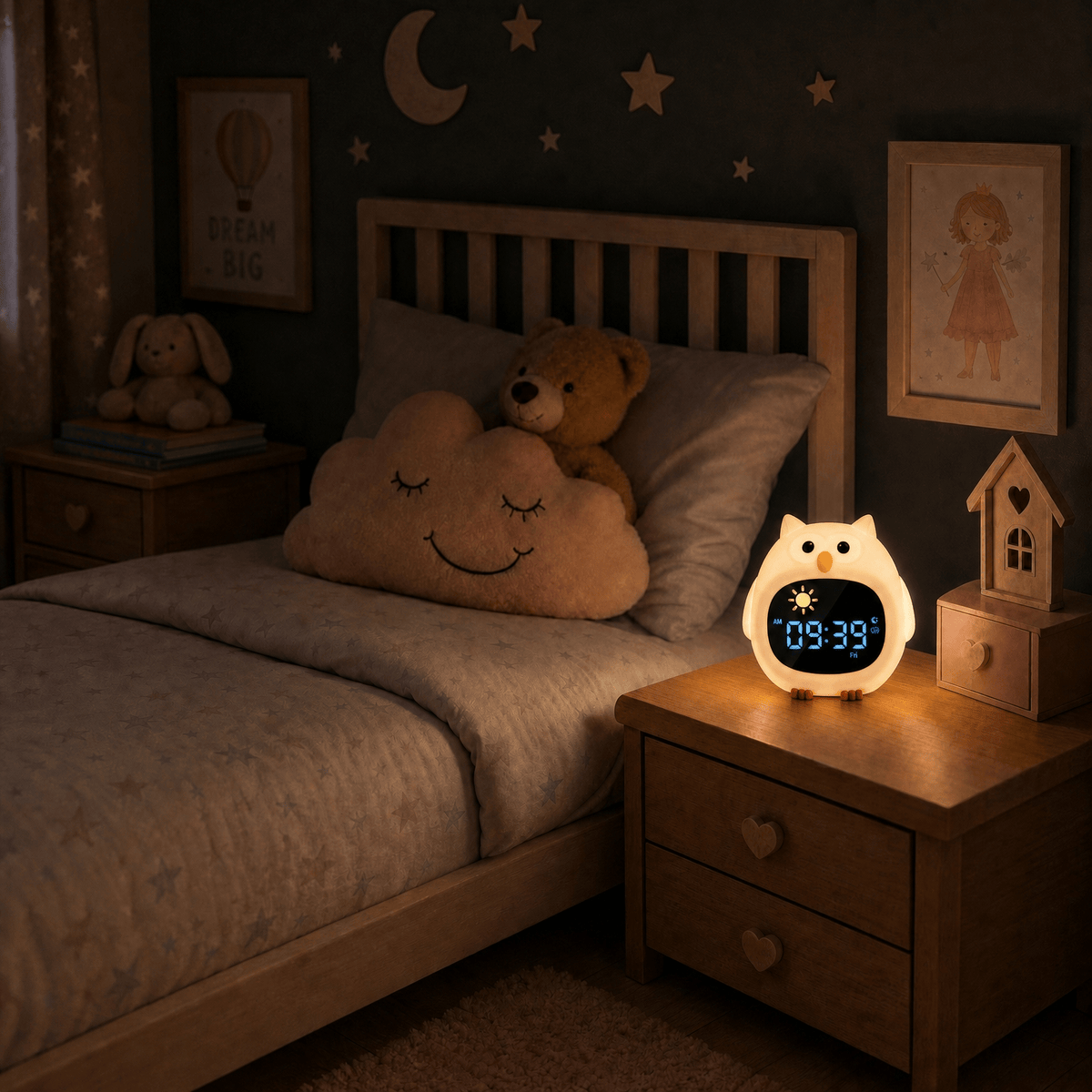 Veilleuse réveil hibou - OwlBoo