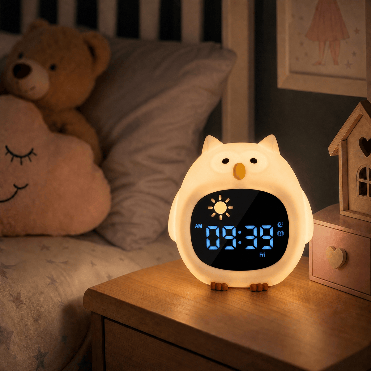 Veilleuse réveil hibou - OwlBoo