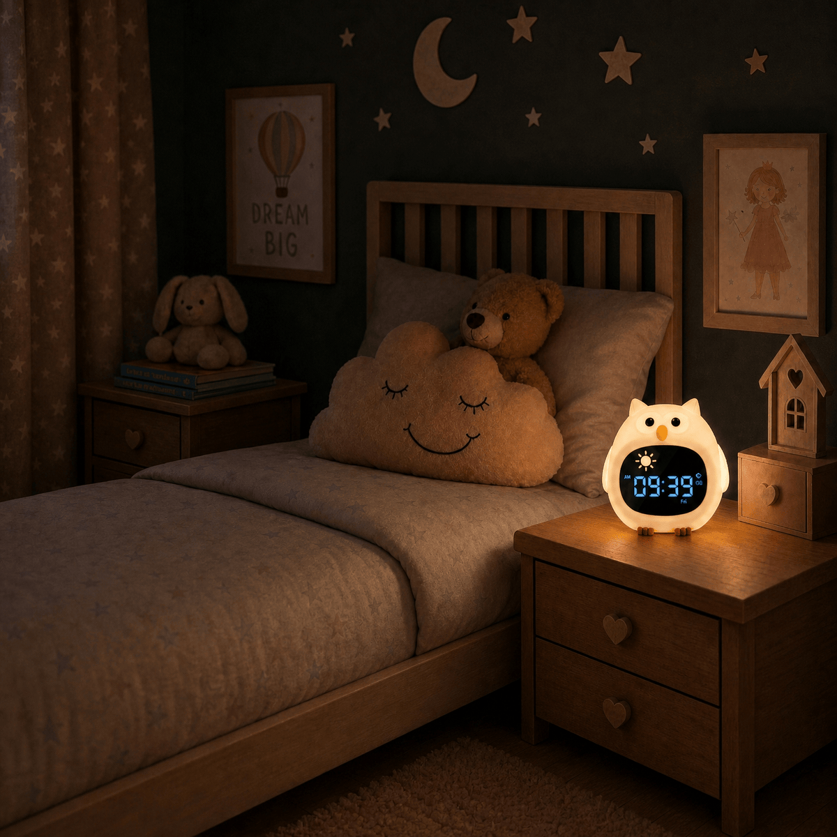 Veilleuse réveil hibou - OwlBoo