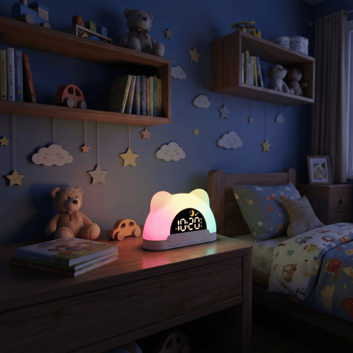 Veilleuse réveil lumineux - DigiClock