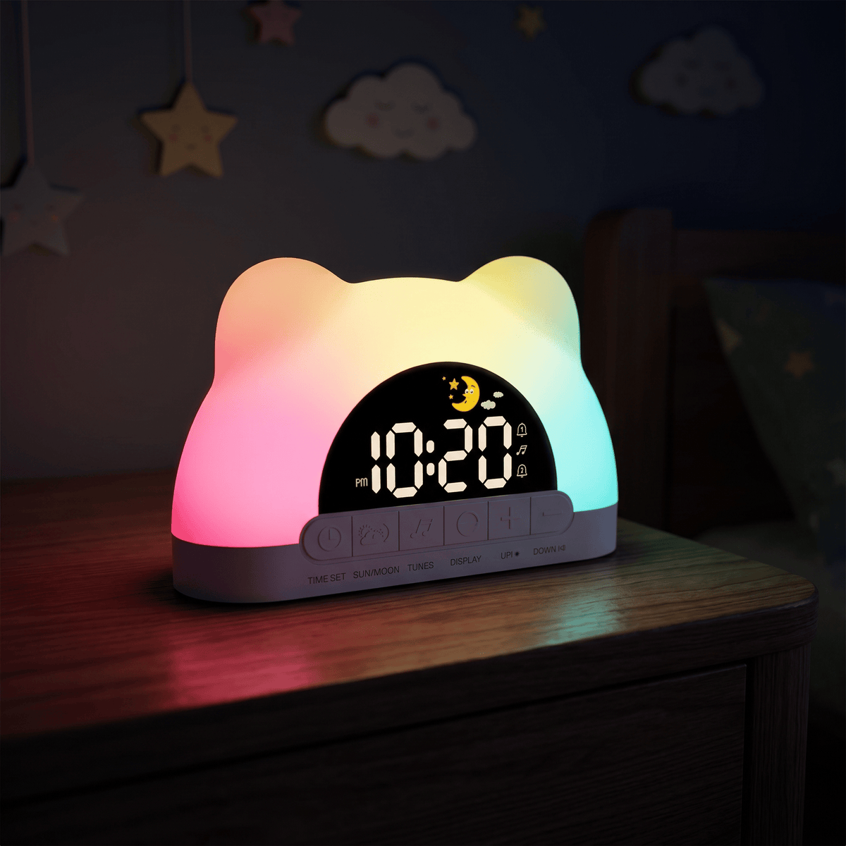 Veilleuse réveil lumineux - DigiClock