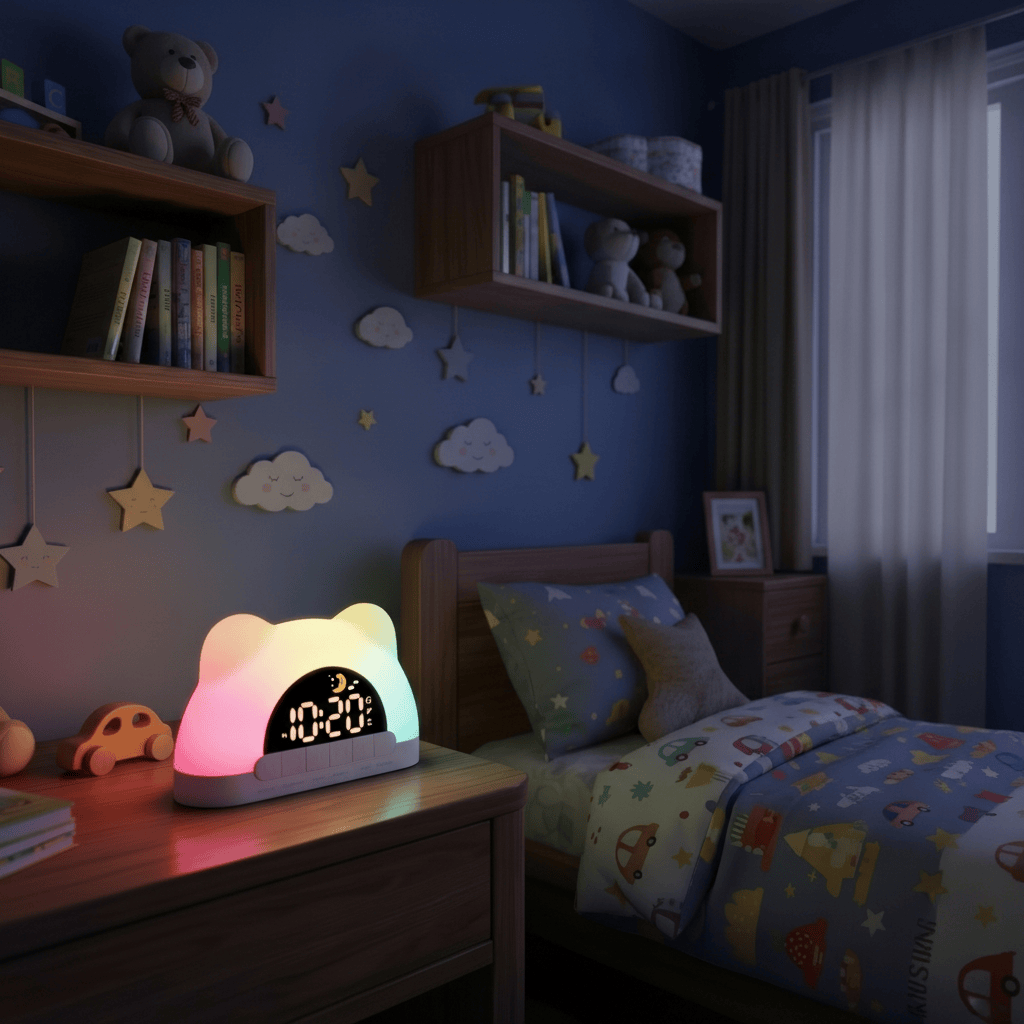 Veilleuse réveil lumineux - DigiClock