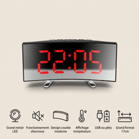 Veilleuse réveil miroir LED - GoTime