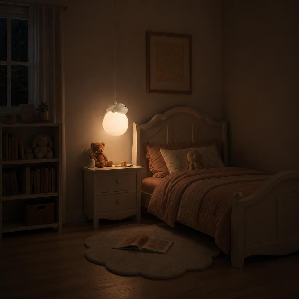 Veilleuse suspension lapin chambre bébé - BunnyDoux