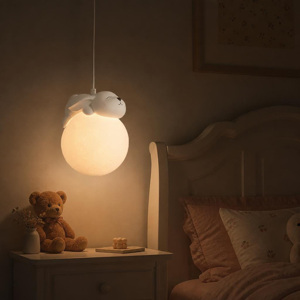 Veilleuse suspension lapin chambre bébé - BunnyDoux