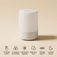 Veilleuse tactile rechargeable - TouchGlow